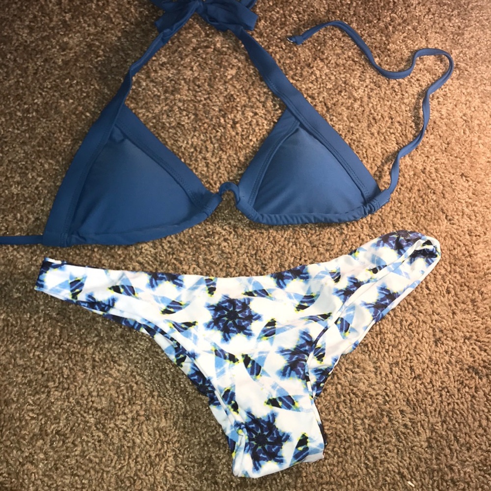 Cute blue bikini by dollboo